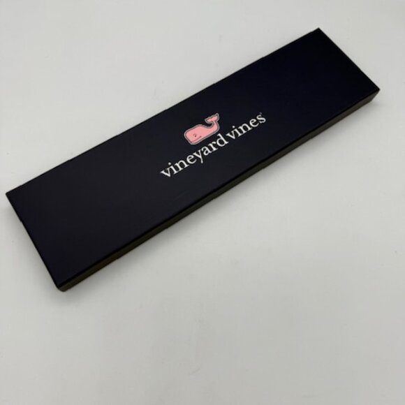 Vineyard Vines Silk Hockey Stick Tie – Blue Pattern – 58” x 3.25” - Picture 6 of 6